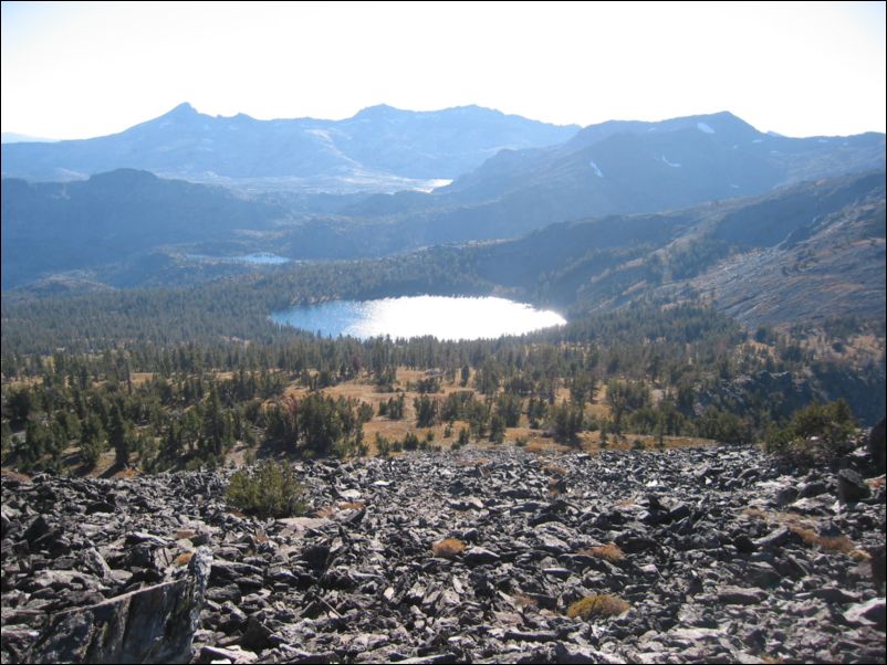 2005-10-09 Deso (69) Gilmore Lake with Pyramid, Agassiz, Price and Jacks